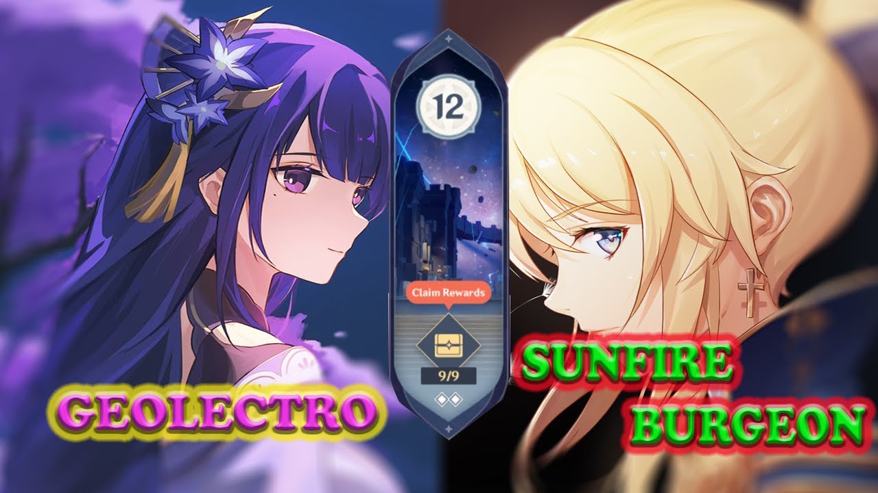 C0 Raiden Geo / Jean SunfireBurgeon | 3.7 Genshin Impact Floor 12 - YouTube