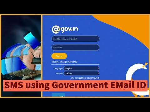 Government Email ID for sending Free SMS - Quick SMS Facility by NIC