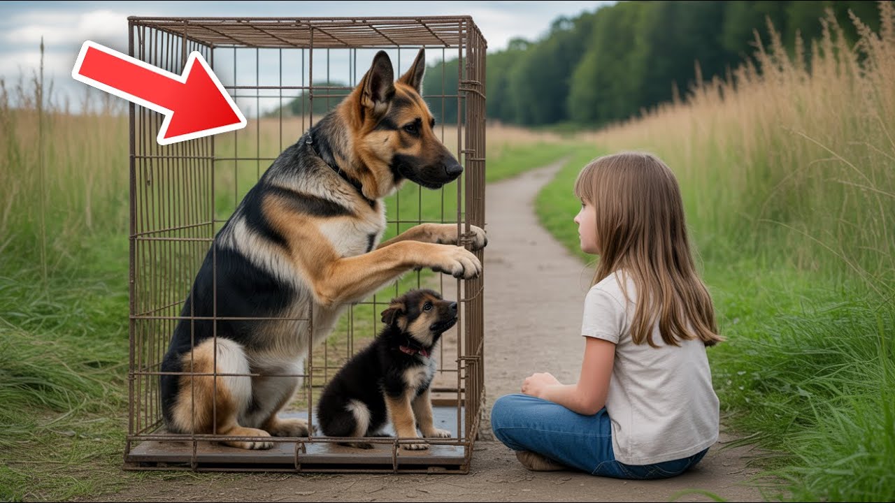 Verzweifelte Hündin bittet kleines Mädchen um Hilfe – was dann geschieht, rührt alle zu Tränen