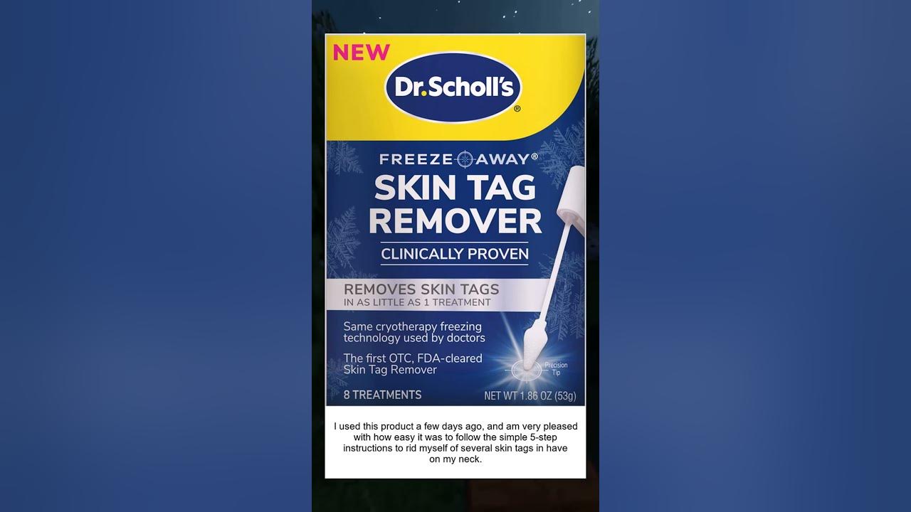 Dr. Scholl's Freeze Away Skin Tag Remover, 8 Ct - Removes Skin