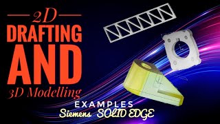 Siemens Solid edge, 2d and 3d project, 3d modelling, CAD and design, autocad project, #techfeed99 