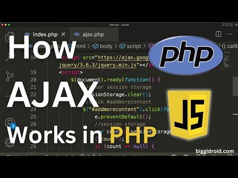 Wideo: Czy możemy pisać kod PHP w jQuery?