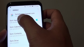 Samsung Galaxy S8: How to Enable / Disable Google Sync App Data