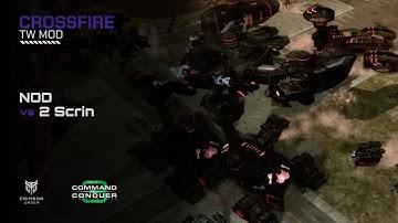 Tiberium Wars [Crossfire Mod] - NOD vs 2 Scrin Brutal AI