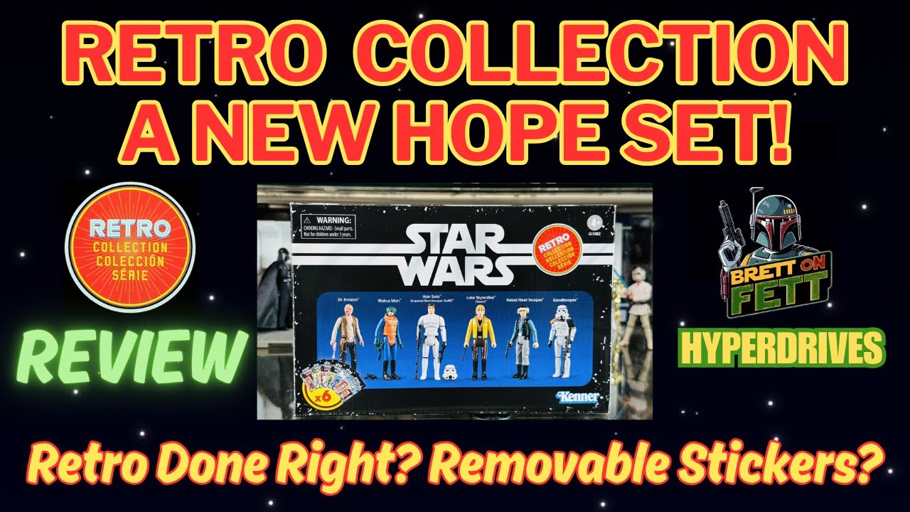 New Star Wars Retro Collection A New Hope 6-Pack In-Hand Review