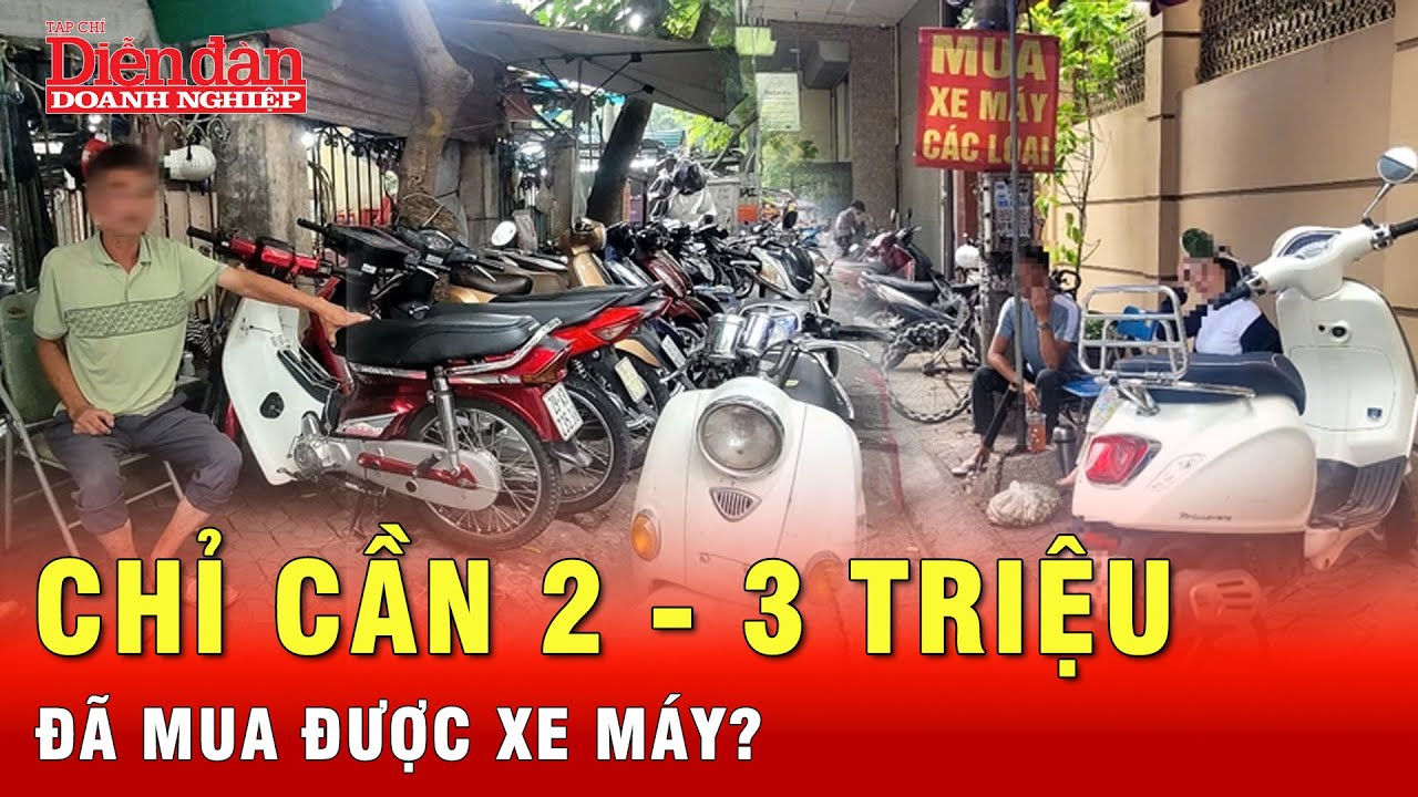 Xe cũ rớt giá “thảm” sau thông tin Hà Nội cấm xe máy xăng, có xe chỉ còn giá 2 - 3 triệu?