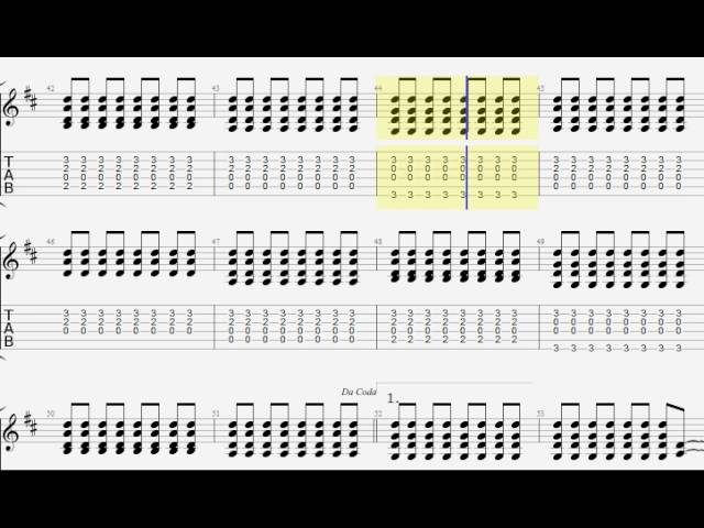 Ellegarden スターフィッシュ ギター タブ Guitar Tab Youtube