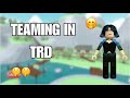 TEAMING IN TOTAL ROBLOX DRAMA?! (met liars)