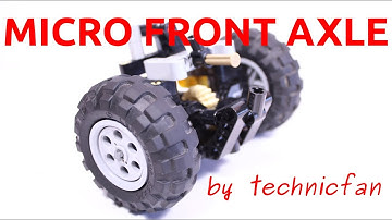 Lego® Technic MICRO ATV FRONT AXLE    [ technicfan | 1080p | 2018 ]