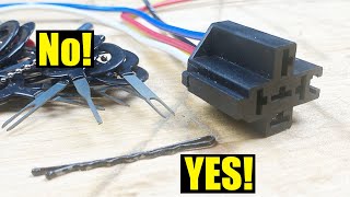 How To Remove / Depin Terminals From 5 Pin Relay Connector | @WiringRescue by Wiring Rescue 45,988 views 2 years ago 3 minutes, 26 seconds