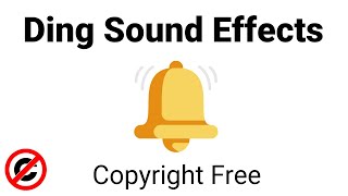 Ding Sound Effects (Copyright Free) Resimi