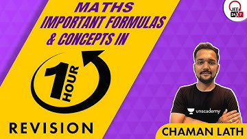 Maths: Important Formulas & Concepts in 1 Hour | Revision | JEE 24x7 | Chaman Lath