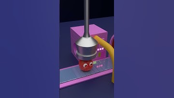 MONSTER POMO FACTORY II || Animated loop || #blender #animation #monster #loop #viral #3d