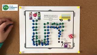 Push Pin Fine Motor Game Push Pin Fine Motor Game
