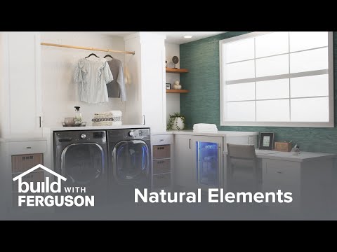 Laundry Room with Natural Elements