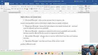 Resistance Exercise Lesson on PATHFit 2 Wealth