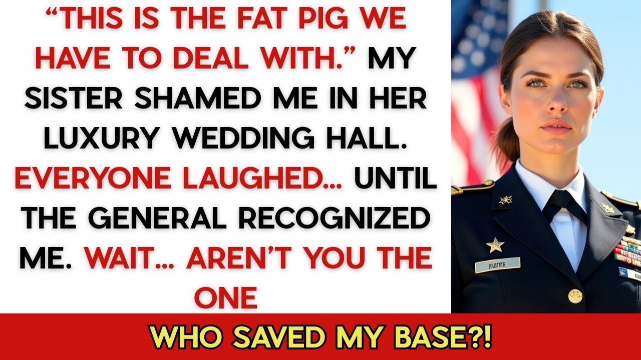 My Sister Called Me A “Fat Pig” At Her Wedding Then The General Learned I Saved His Base