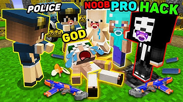 Minecraft NOOB vs PRO vs HACKER vs GOD : BABY INVESTIGATION CHALLENGE IN MINECRAFT!