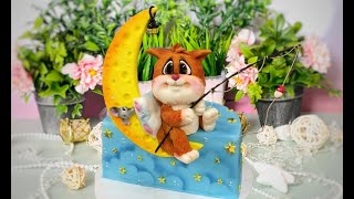 Обзор фигурки " Кот на луне " Обзор фигурки " Кот на луне "