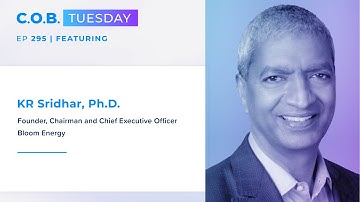 "AI Made Electricity Reinvent Itself 150 Years After Edison" Featuring KR Sridhar, Ph.D., Bloom Ener
