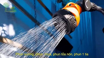 Holman - Úc: Vòi xịt tưới cây đa chức năng tay cầm dài 85cm (Igreen)