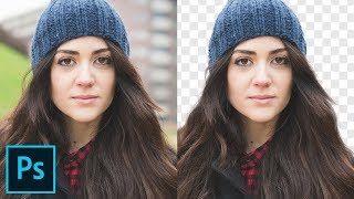 Cut Out Hair with Very Busy Background in Photoshop