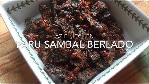 Paru Sambal Berlado Yang Sangat Sedap
