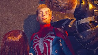 Spider-Man 2 - Spider-Man Dies Almost and Transforms Into Spider-Venom Scene | Marvel's Spider-Man 2
