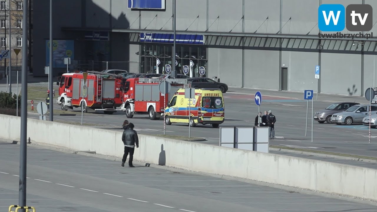 Telewizja Wałbrzych - Ewakuacja w Galerii Victoria