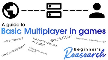 Basic Multiplayer in games - Beginners