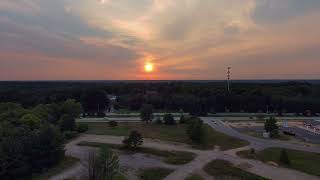 Grand Rapids Sunset Drone Flight