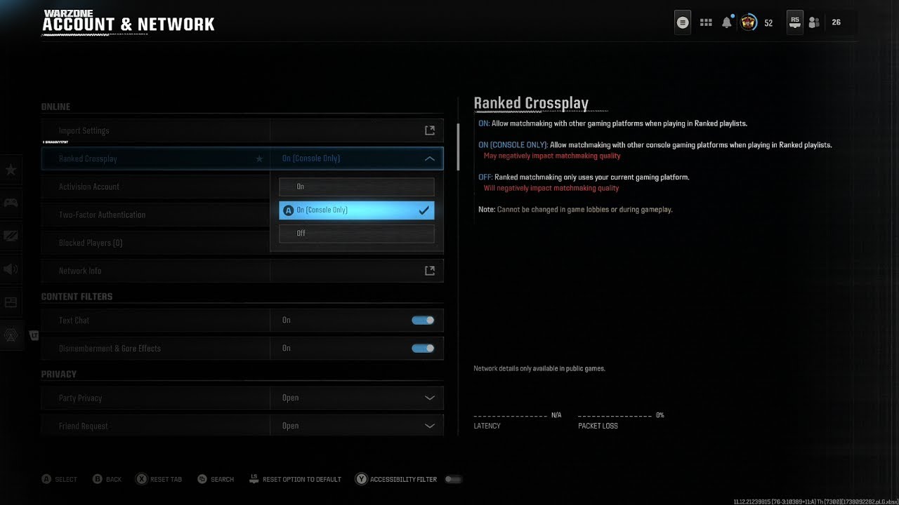 "How to Turn Off Cross-Platform in Warzone Season 2 | Console Only Guide"