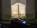 天井がレールに!? Night Train & Freight Train running through a glowing Dreamlike Railway Light Box #shorts