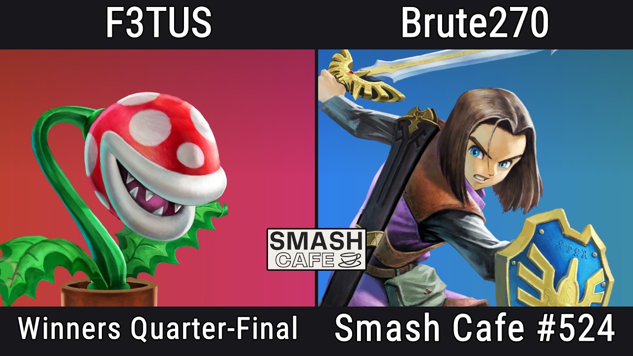 Smash Cafe 524 Winners Quarter-Finals - F3TUS vs Brute270 - YouTube
