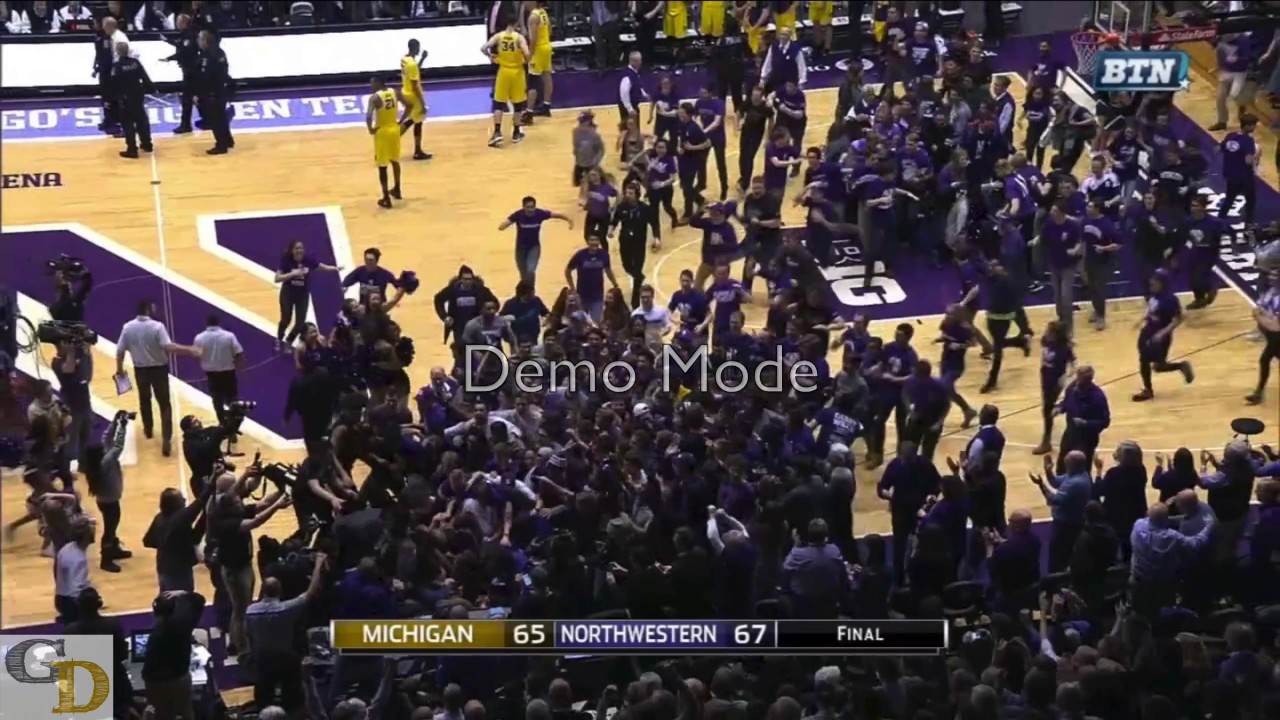 Northwestern WINS with 1.7 Seconds Left On a Full Court Heave