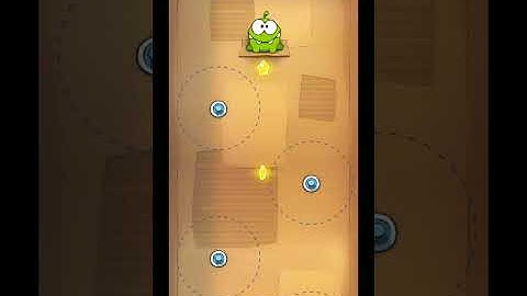 cut the rope season 1 cardboard box level 15 walkthrough solution