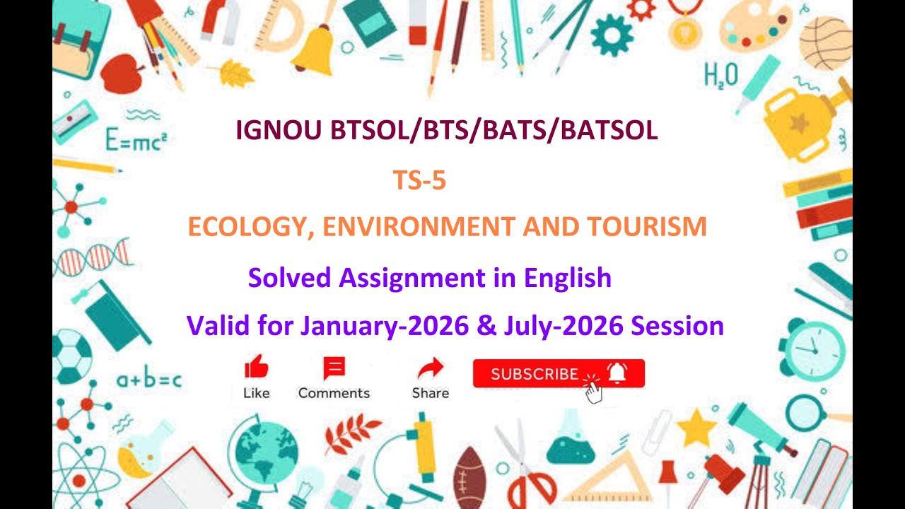 TS 5 SOLVED ASSIGNMENT | TS 5 IGNOU Solved Assignment Jan 2026 & July 2026 | IGNOU