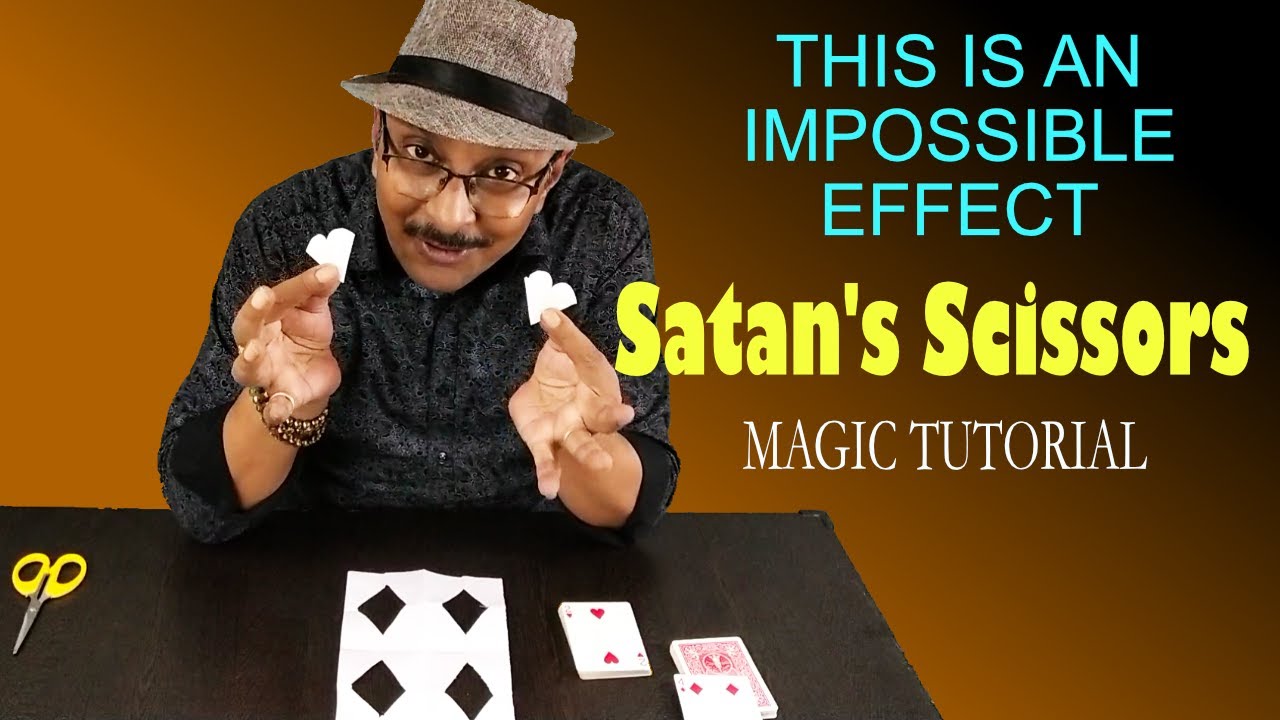 Satan’s Scissors ✂️ Magic with a Shocking Twist! #magic_tutorial #mentalism_tutorial