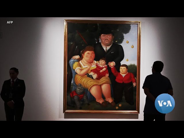 Colombian Artist Botero Gets Last Goodbye in His Birthplace | VOANews class=