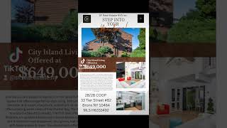 Here's A Chance To Live On City Island: 33 Tier St. B2, Bronx NY 10464 MLS H6333492 #SFRealEstateNYS Here's A Chance To Live On City Island: 33 Tier St. B2, Bronx NY 10464 MLS H6333492 #SFRealEstateNYS