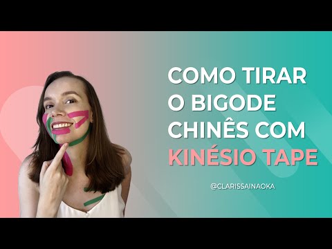 Como tirar o bigode chinês com Kinésio Tape