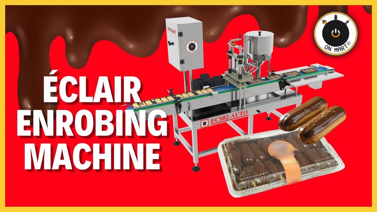 Éclair Enrobing Machine - YouTube