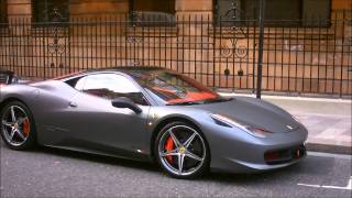 Got notified by a friend that this 458 was entering the road so ready
and while it parking i shocked to see orange fab design sls amg turn
up...