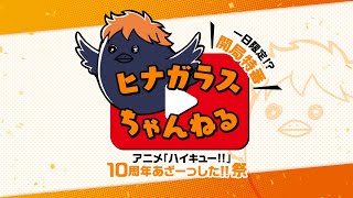一日限定!?ヒナガラスちゃんねる開局特番・アニメ「ハイキュー!!」10周年あざーっした!!祭