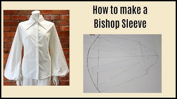 How to draft a Bishop Sleeve | Drafting and sewing a Bishop Sleeve | Trendy Bishop Sleeve DIY
