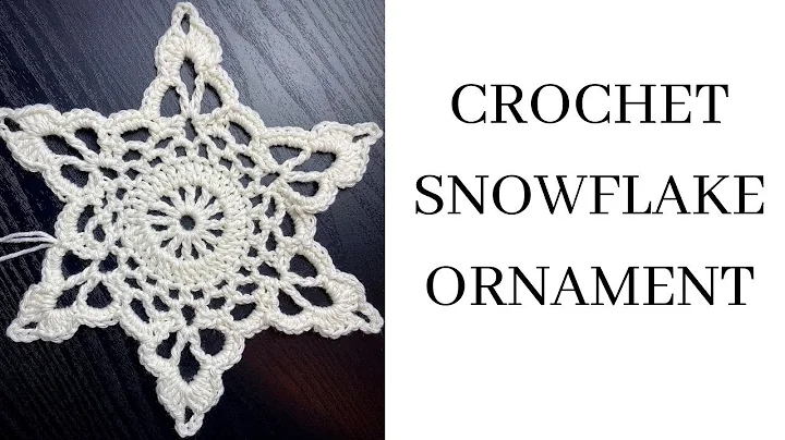 Learn to Make Beautiful Crochet Snowflake Ornaments