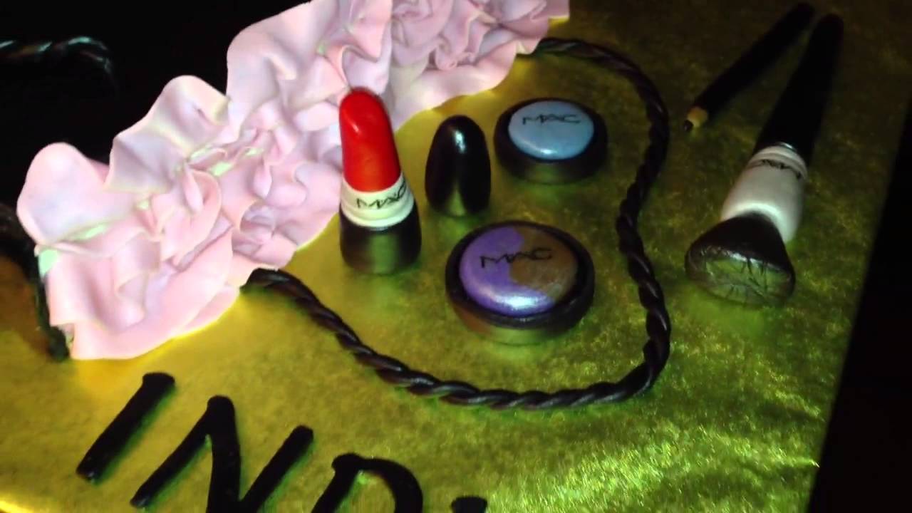 MAC Makeup Gift Bag Cake YouTube