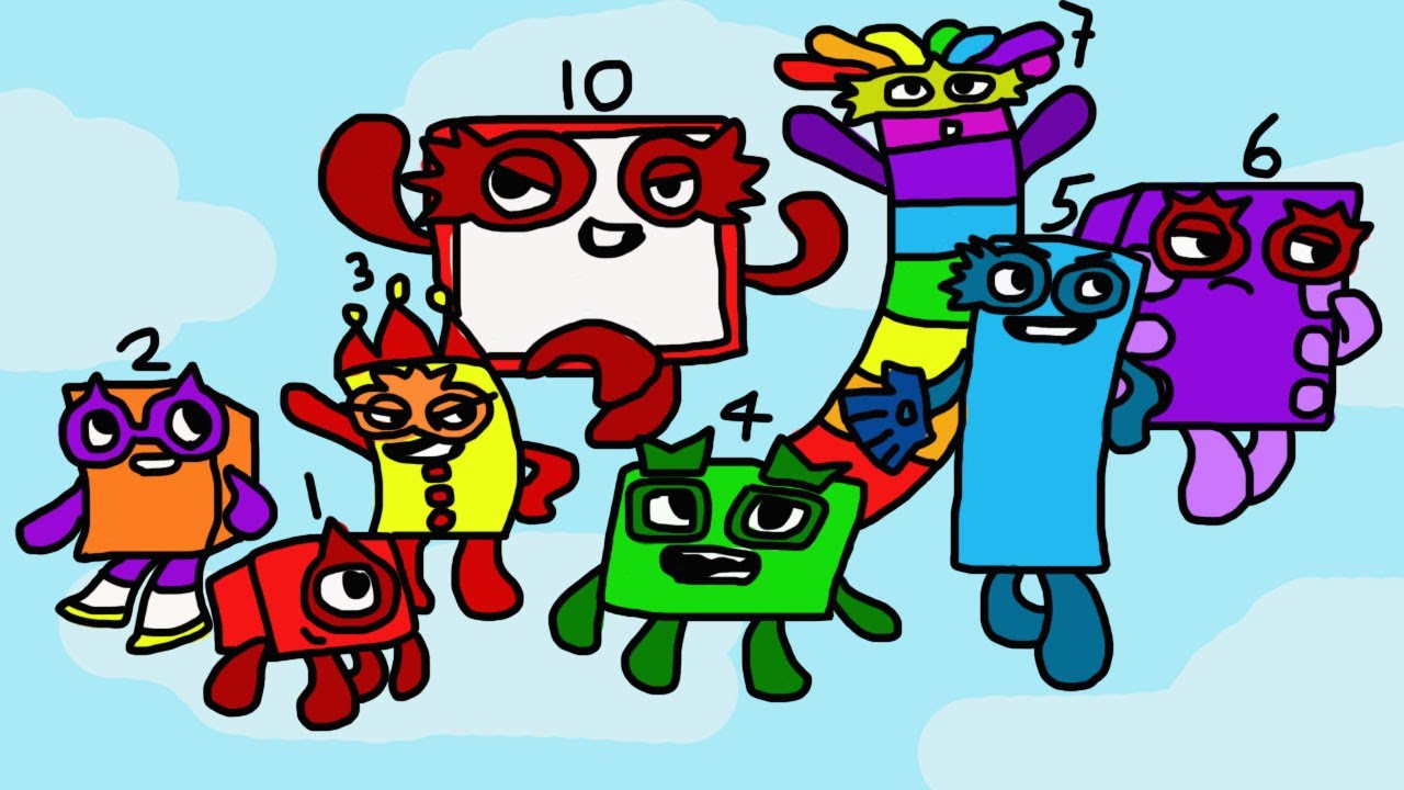 Numberblocks 6910 Visiting The Farm Numberblocks Fanmade Coloring ...