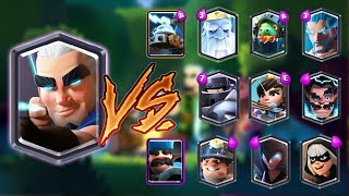 MAGIC ARCHER VS ALL CARDS IN CLASH ROYALE | MAGIC ARCHER 1 ON 1 GAMEPLAY