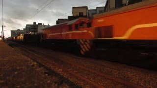 {20160414}7802次雙機長編混軍貨物列車